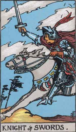 左から2番目のカード　『疾走する馬』