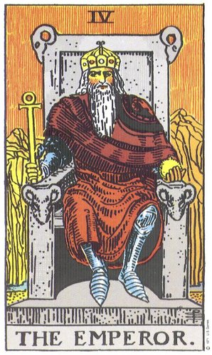 一番左のカード　『皇帝』