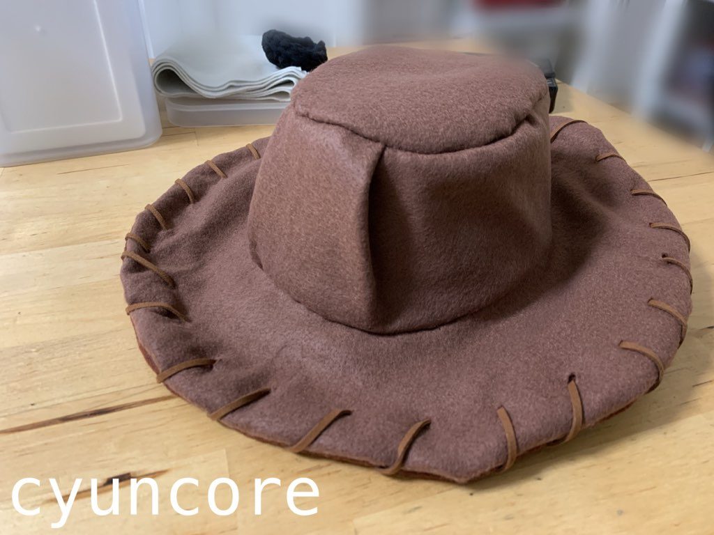 ウッディー帽子の作り方-10