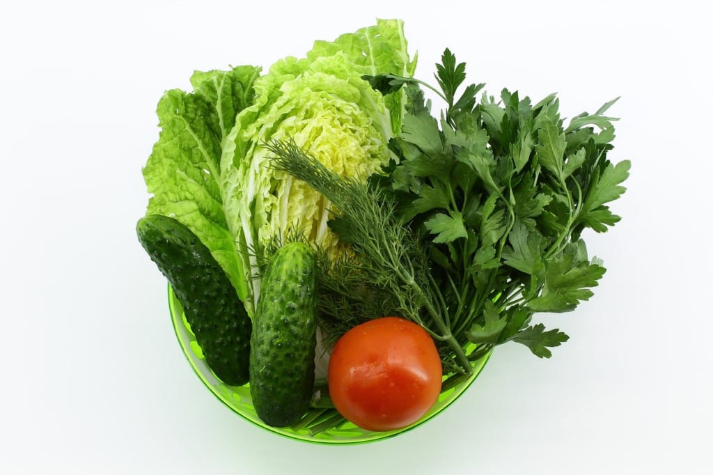 白菜と他の野菜とのカロリー比較
