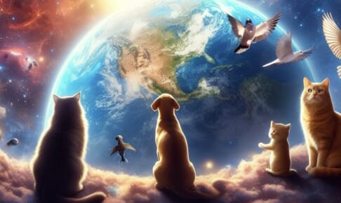 ペットの魂（1）【おしゃべり隕石】新しい地球には動物もいて地球で家族だったあの子達とも会えるかもって【辛スピ】