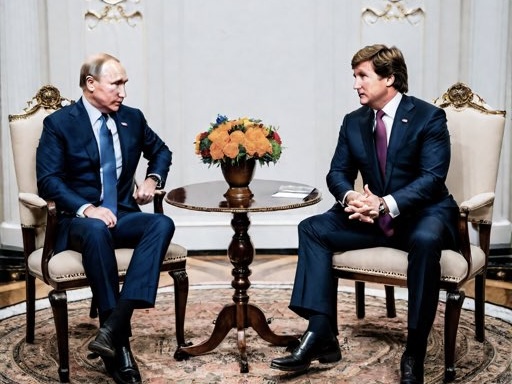 タッカーカールソンとプーチン大統領