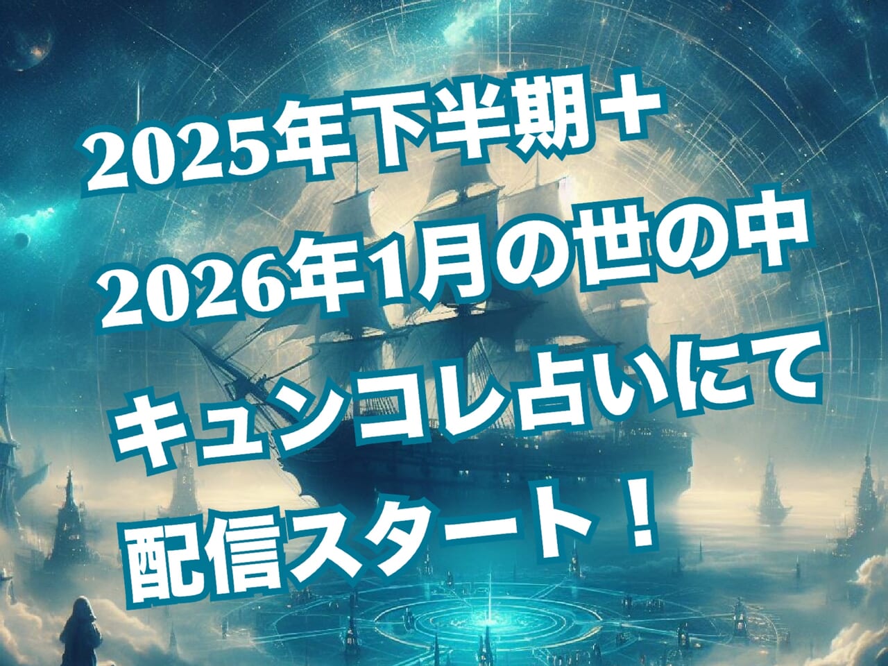 2025年下半期+2026年1月の世の中☆配信スタート！